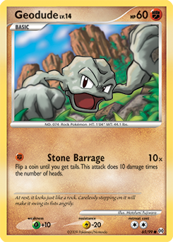 Geodude 65/99 Pokémon card from Arceus for sale at best price