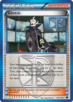 Ghetsis 101/116 Pokémon card from Plasma Freeze for sale at best price