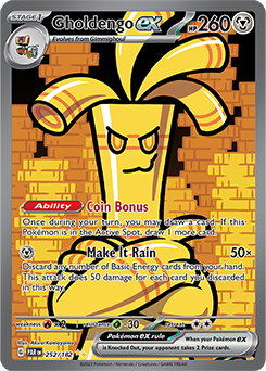 Gholdengo ex 252/182 Pokémon card from Paradox Rift for sale at best price