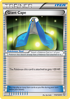 Giant Cape 114/124 Pokémon card from Dragons Exalted for sale at best price