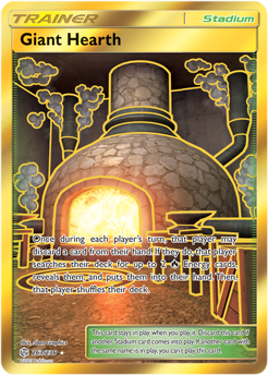 Giant Hearth 263/236 Pokémon card from Cosmic Eclipse for sale at best price