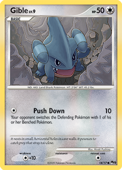 Gible 14/17 Pokémon card from POP 9 for sale at best price