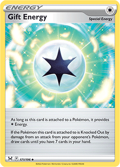 Uncommon Pokémon card Gift Energy 171/196 from Lost Origin expansion
