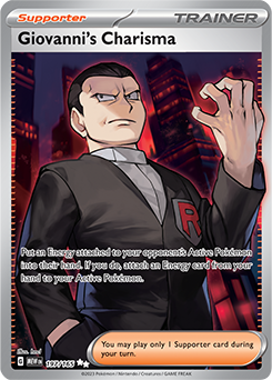 Giovanni's Charisma 197/165 Pokémon card from 151 for sale at best price
