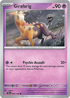 Girafarig 66/162 Pokémon card from Temporal Forces for sale at best price