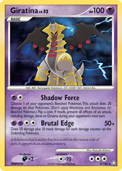 Giratina 4/146 Pokémon card from Legends Awakened for sale at best price
