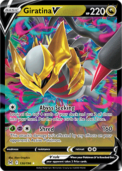 Giratina V 130/196 Pokémon card from Lost Origin for sale at best price