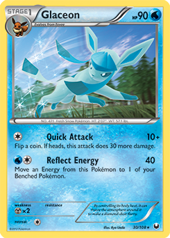 Glaceon 30/108 Pokémon card from Dark Explorers for sale at best price