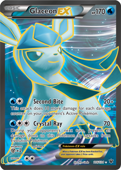 Glaceon EX 116/124 Pokémon card from Fates Collide for sale at best price