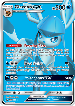 Glaceon GX 141/156 Pokémon card from Untra Prism for sale at best price