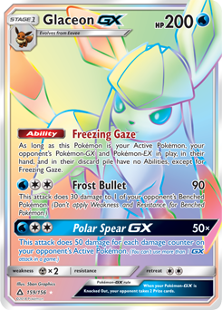 Glaceon GX 159/156 Pokémon card from Untra Prism for sale at best price