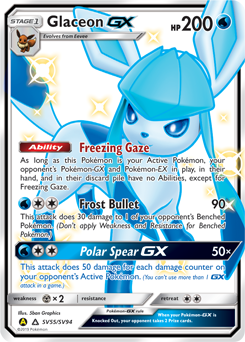 Glaceon GX SV55/SV94 Pokémon card from Hidden Fates for sale at best price