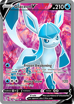 Glaceon V 174/203 Pokémon card from Evolving Skies for sale at best price
