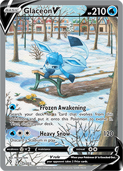 Glaceon V 175/203 Pokémon card from Evolving Skies for sale at best price