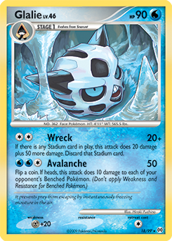 Carte Pokémon Glalie 18/99 de la série Arceus en vente au meilleur prix