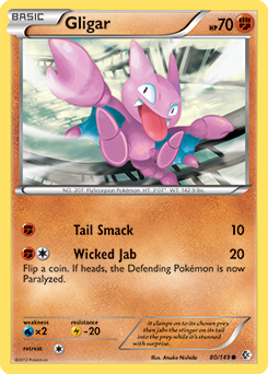 Gligar 80/149 Pokémon card from Boundaries Crossed for sale at best price