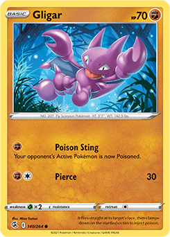 Gligar 140/264 Pokémon card from Fusion Strike for sale at best price