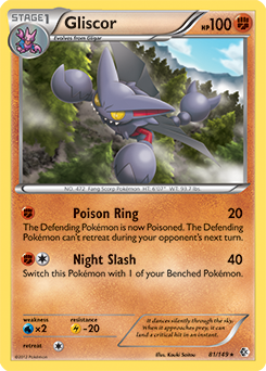 Gliscor 81/149 Pokémon card from Boundaries Crossed for sale at best price