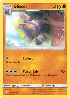 Gliscor 99/214 Pokémon card from Unbroken Bonds for sale at best price