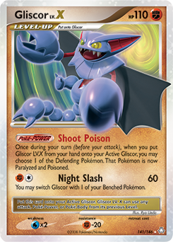 Gliscor LV.X 141/146 Pokémon card from Legends Awakened for sale at best price
