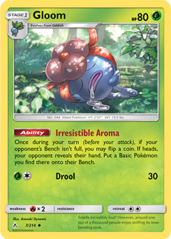 Gloom 7/214 Pokémon card from Unbroken Bonds for sale at best price