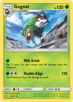 Gogoat 10/131 Pokémon card from Forbidden Light for sale at best price