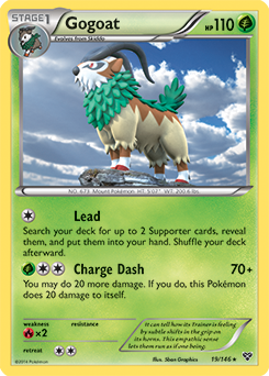 Gogoat 19/146 Pokémon card from X&Y for sale at best price