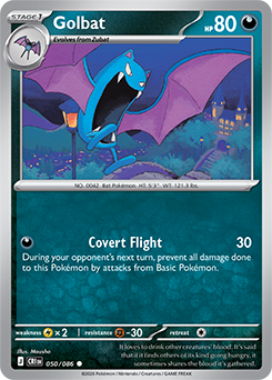 Carte Pokémon Communes Nosferalto 50/86 de la série Chaos Ascendant