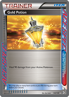 Gold Potion 140/149 Pokémon card from Boundaries Crossed for sale at best price