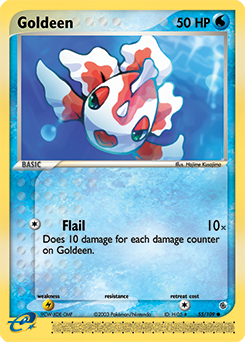 Goldeen 55/109 Pokémon card from Ex Ruby & Sapphire for sale at best price