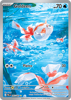 Carte Pokémon Illustration rare Poissirène 87/84 de la série Nuit Noire