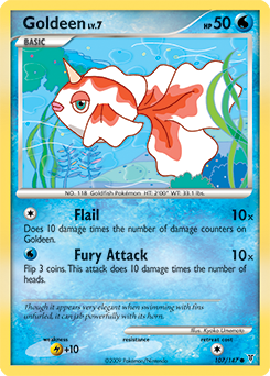 Goldeen 107/147 Pokémon card from Supreme Victors for sale at best price