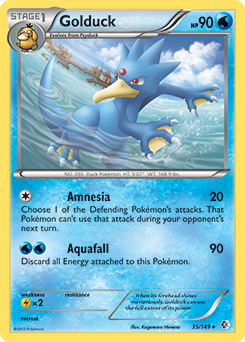 Golduck 35/149 Pokémon card from Boundaries Crossed for sale at best price