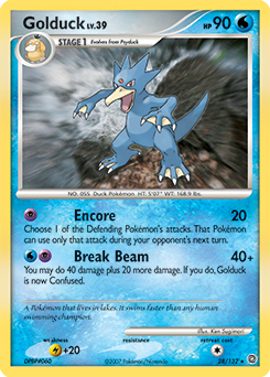 Golduck 28/132 Pokémon card from Secret Wonders for sale at best price