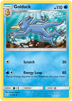 Golduck 41/236 Pokémon card from Cosmic Eclipse for sale at best price