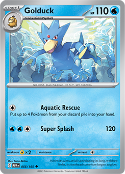 Golduck 55/165 Pokémon card from 151 for sale at best price