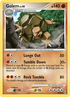 Golem 19/99 Pokémon card from Arceus for sale at best price