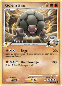 Golem Pokémon 4 23/111 Pokémon card from Rising Rivals for sale at best price