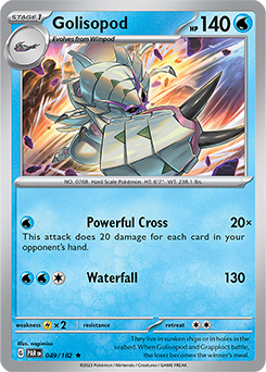 Golisopod 49/182 Pokémon card from Paradox Rift for sale at best price