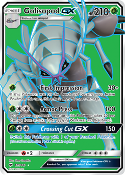Golisopod GX 129/147 Pokémon card from Burning Shadows for sale at best price