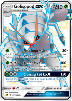 Golisopod GX SV48/SV94 Pokémon card from Hidden Fates for sale at best price