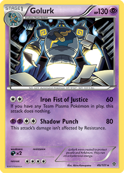 Golurk 46/101 Pokémon card from Plasma Blast for sale at best price
