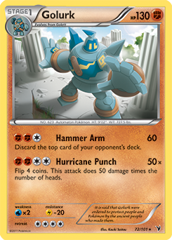 Golurk 72/101 Pokémon card from Noble Victories for sale at best price