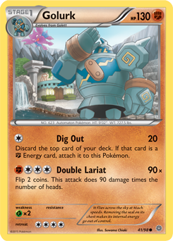Golurk 41/98 Pokémon card from Ancient Origins for sale at best price