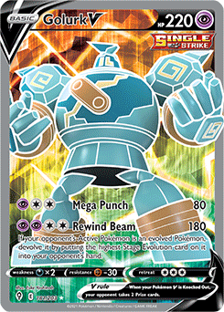 Golurk V 181/203 Pokémon card from Evolving Skies for sale at best price