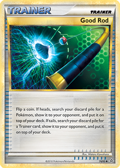 Uncommon Pokémon card Good Rod 76/95 from Unleashed expansion