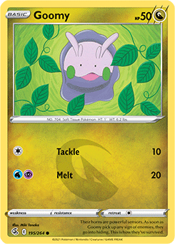 Goomy 195/264 Pokémon card from Fusion Strike for sale at best price