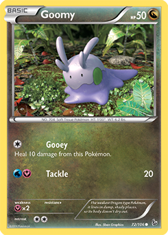 Goomy 72/106 Pokémon card from Flashfire for sale at best price