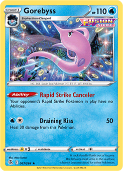 Gorebyss 67/264 Pokémon card from Fusion Strike for sale at best price