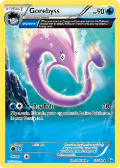 Gorebyss 52/160 Pokémon card from Primal Clash for sale at best price